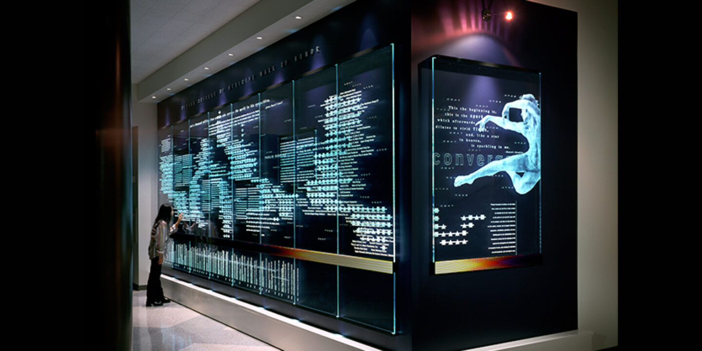 Baylor College of Medicine Wall of Honor - SEGD - Designers of Experiences
