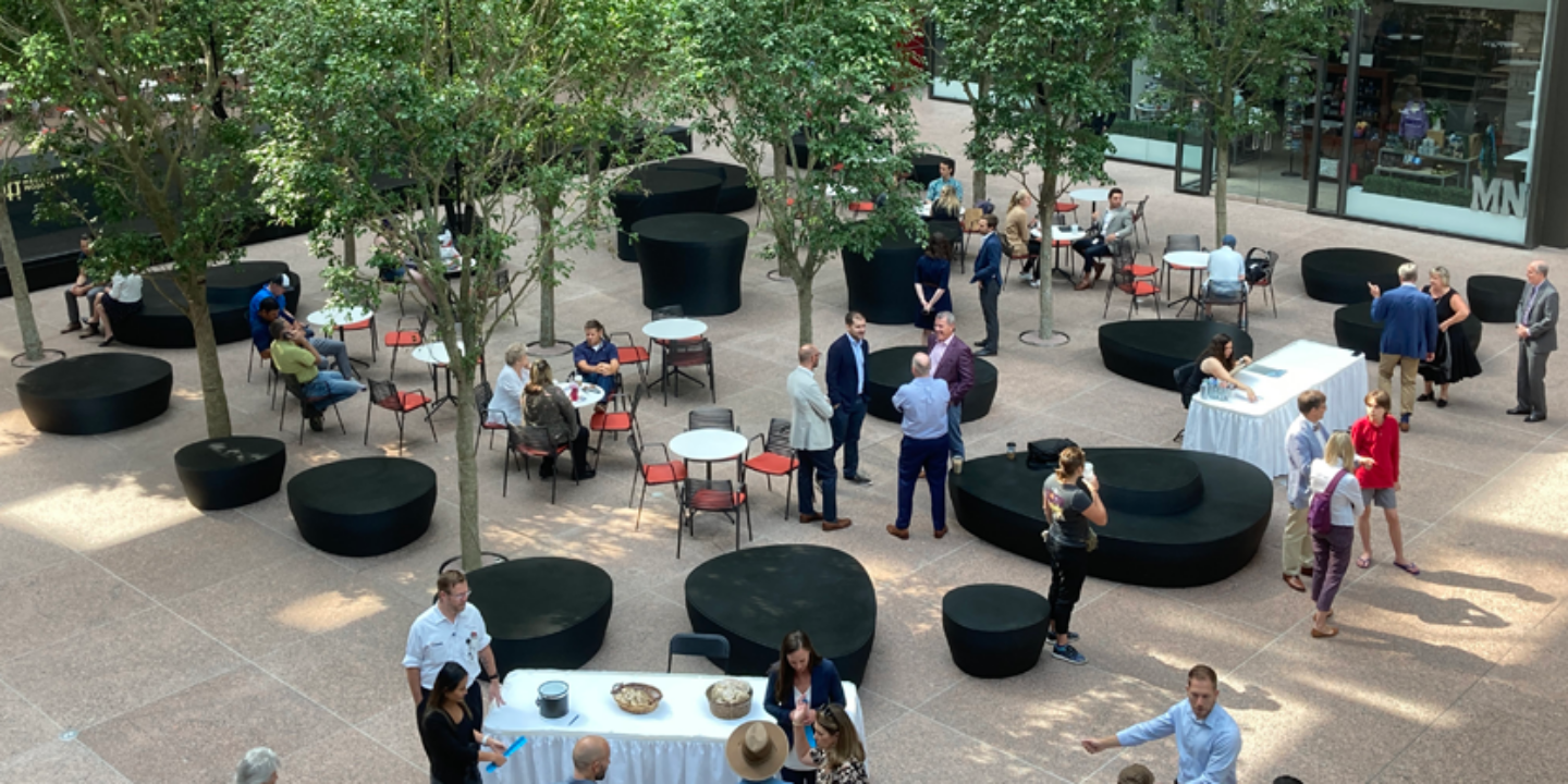 3D Printed Furniture DI Creates Benches for IDS Center Atrium SEGD