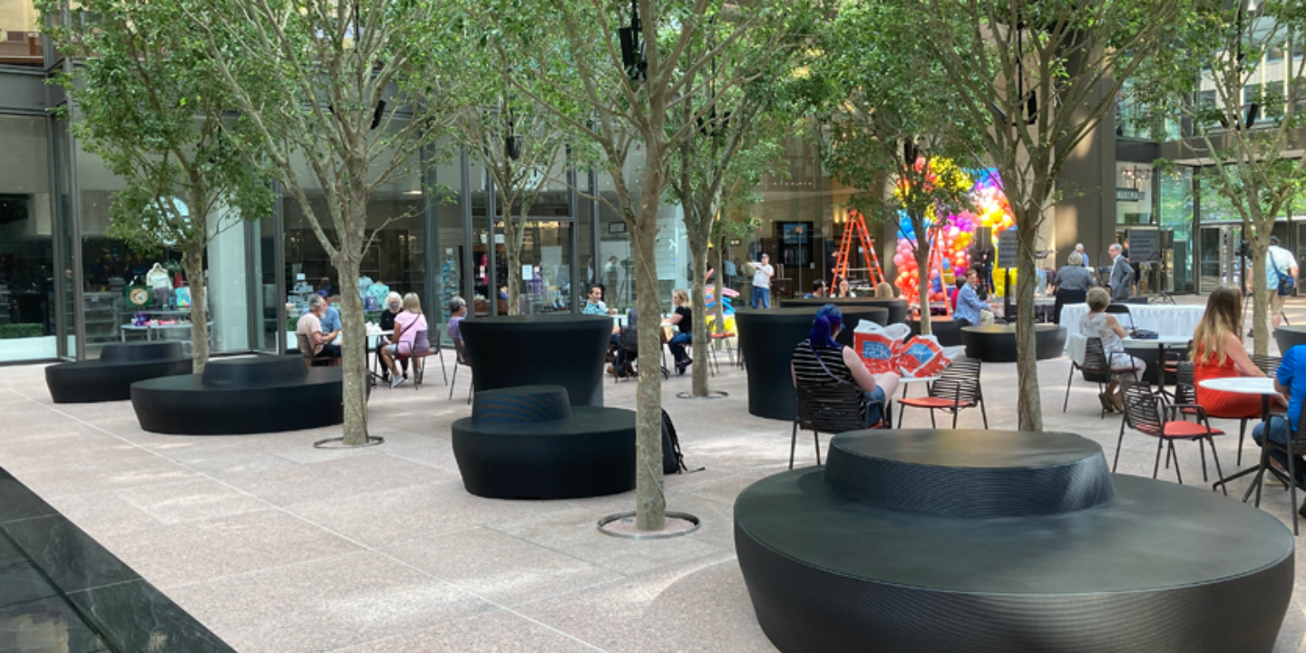 3D Printed Furniture DI Creates Benches for IDS Center Atrium SEGD
