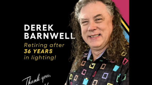 Derek Barnwell retirement after 36 years in lighting design at Available Light.