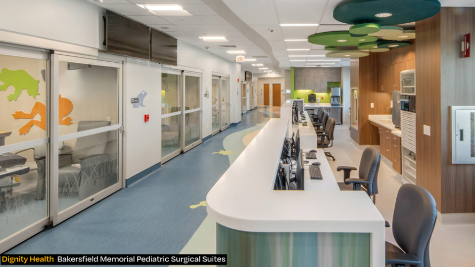 Takeform pediatric surgical suite environmental graphics healing pediatric surgical suite environment