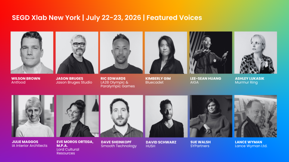 2026 SEGD Xlab New York Speakers + Events - SEGD - Designers of Experiences