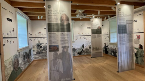Exhibits at the African American Museum of Bucks County’s permanent home, with interpretive planning and exhibit design by Cloud Gehshan Design.